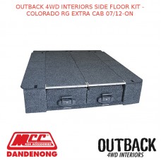 OUTBACK 4WD INTERIORS SIDE FLOOR KIT - COLORADO RG EXTRA CAB 07/12-ON